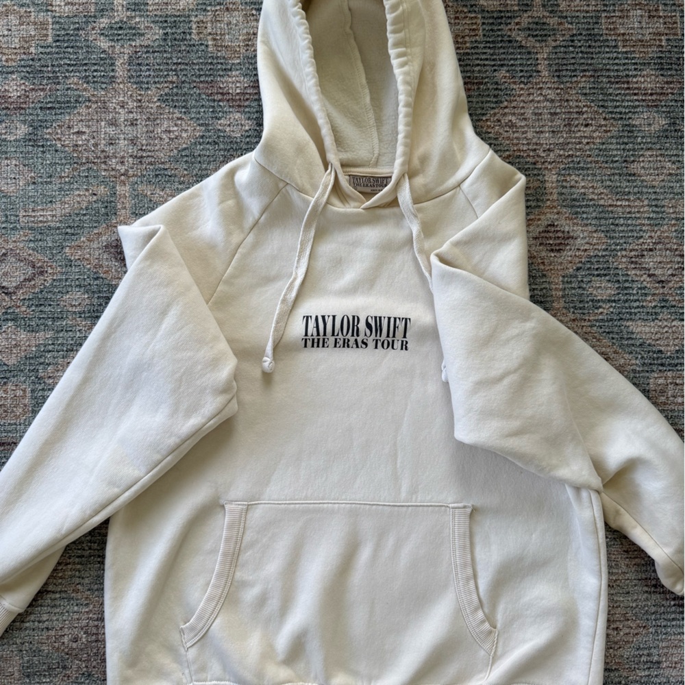 Taylor Swift Cream Eras Tour Hoodie Swifties Concert Merch 2023 The Eras Tour